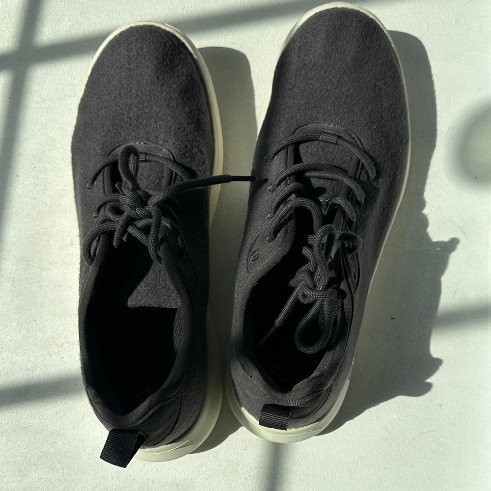 Men's Charcoal Wool Sneakers